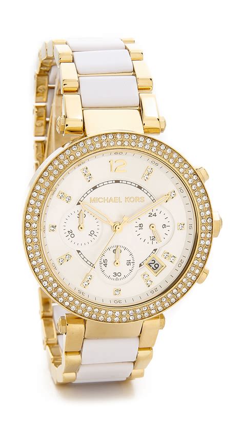 michael kors watch box white|white Michael Kors Watch women.